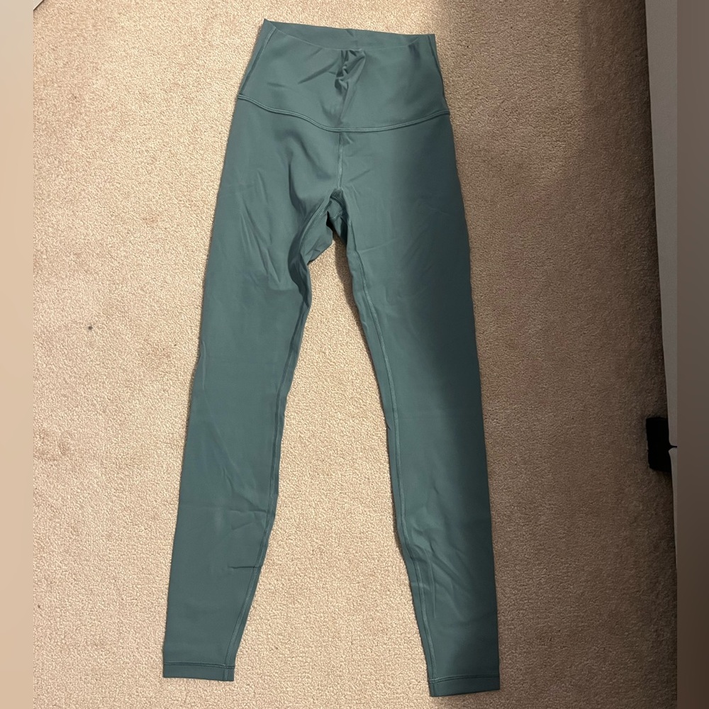 Lululemon Wunder Under High-Rise Tight 28” *Luxtreme Size 4 in Tidewater Teal